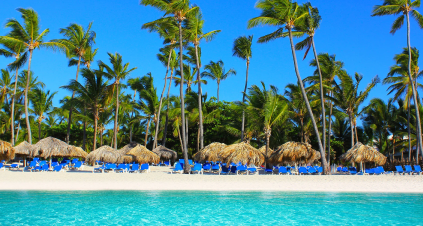 Playa en el Caribe